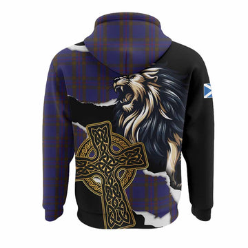 Elliot Tartan Scottish Hoodie Lion Celtic Heritage