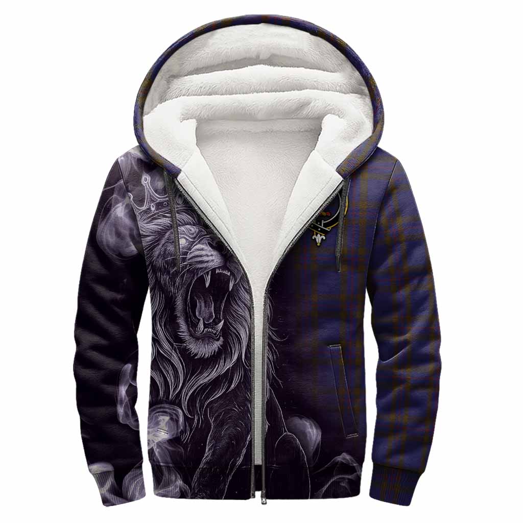 Elliot Tartan Sherpa Hoodie Roaring Lion Heritage