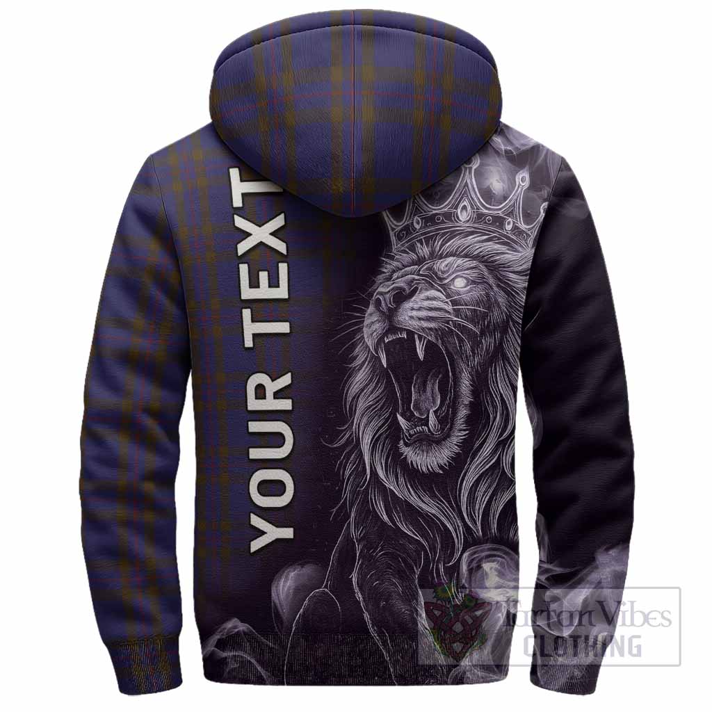 Elliot Tartan Sherpa Hoodie Roaring Lion Heritage