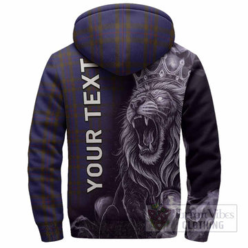 Elliot Tartan Sherpa Hoodie Roaring Lion Heritage