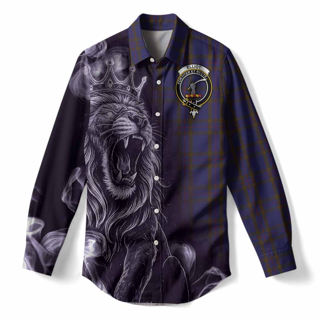 Elliot Tartan Women Casual Shirt Roaring Lion Heritage
