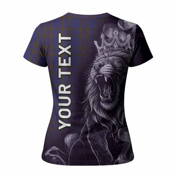 Elliot Tartan Women T shirt Roaring Lion Heritage