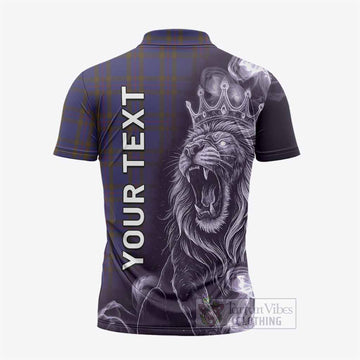 Elliot Tartan Zipper Polo Shirt Roaring Lion Heritage
