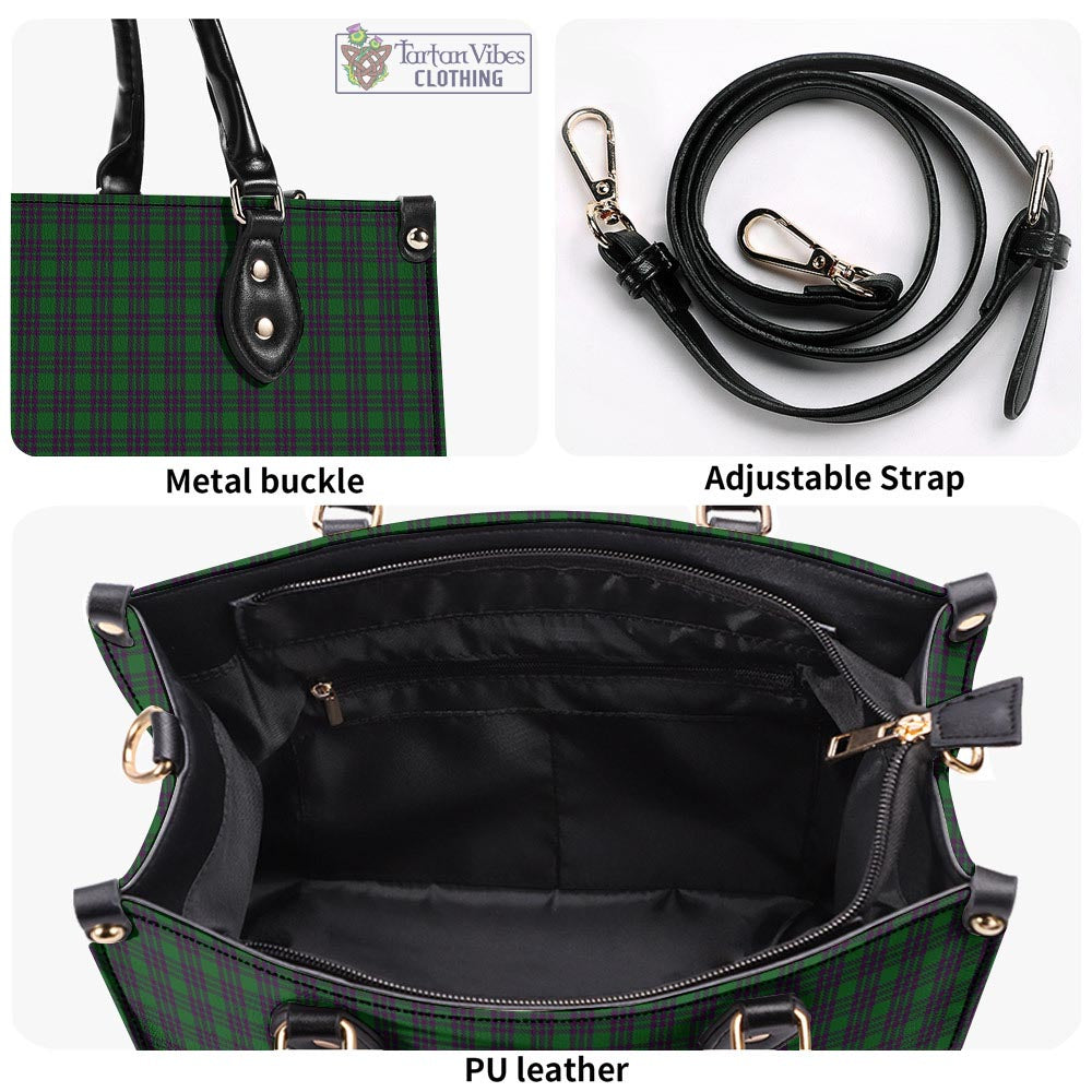 Elphinstone Tartan Luxury Leather Handbags - Tartan Vibes Clothing