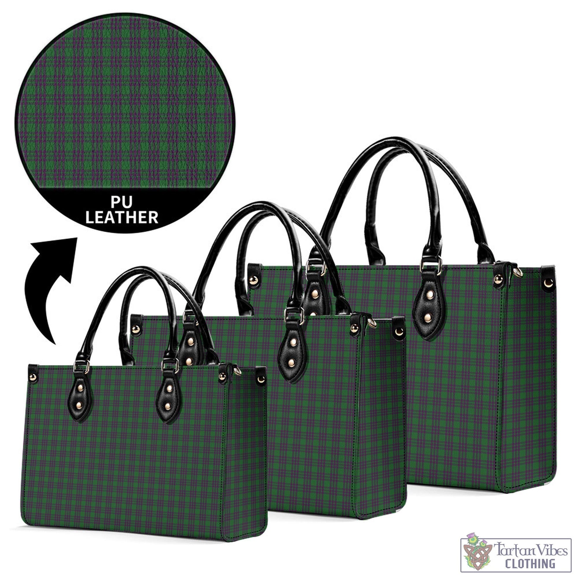 Elphinstone Tartan Luxury Leather Handbags - Tartan Vibes Clothing