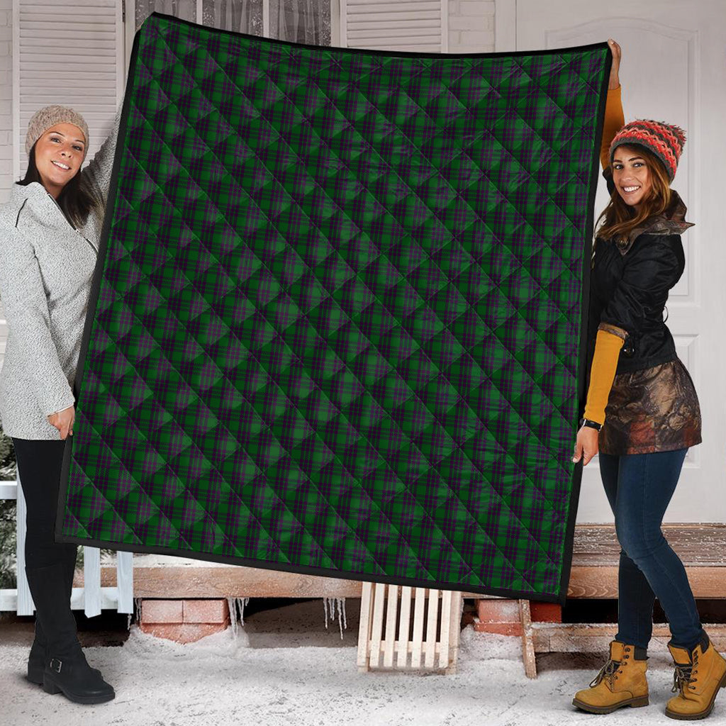 Elphinstone Tartan Quilt Super King Quilt 91" x 110" - Tartan Vibes Clothing