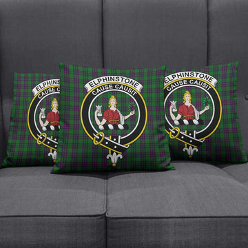 Elphinstone Tartan Pillow Cover with Family Crest Rectangle Pillow Cover 51*91cm - Tartan Vibes Clothing