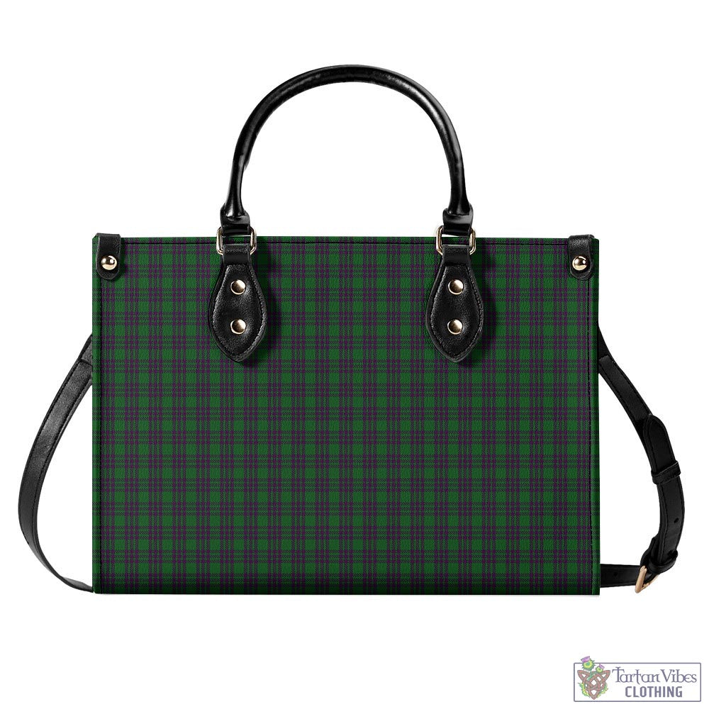Elphinstone Tartan Luxury Leather Handbags L - Tartan Vibes Clothing