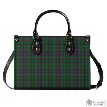 Elphinstone Tartan Luxury Leather Handbags L - Tartan Vibes Clothing