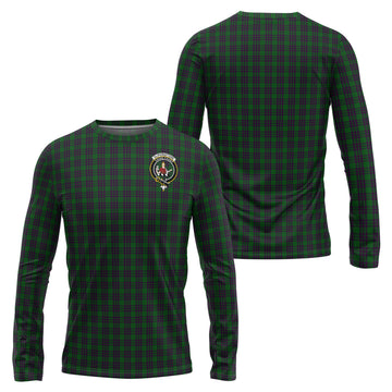 Elphinstone Tartan Long Sleeve T-Shirt with Family Crest Unisex - Tartan Vibes Clothing