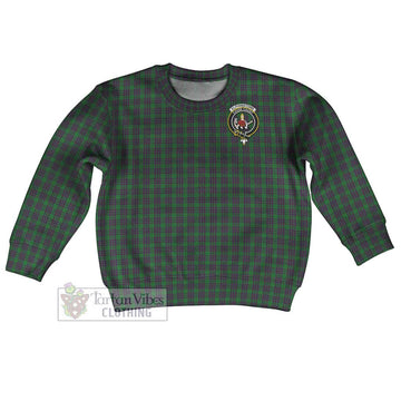 Elphinstone Tartan Kid Ugly Sweater with Family Crest Kid - Tartan Vibes Clothing