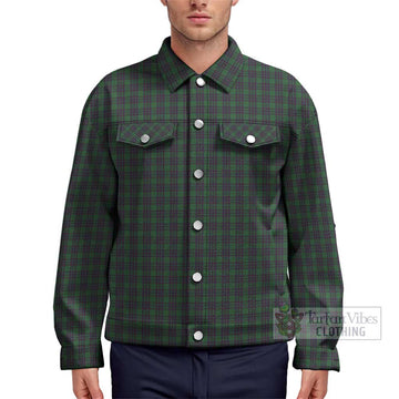 Elphinstone Tartan Unisex Lapel Cotton Jacket Unisex - Tartan Vibes Clothing