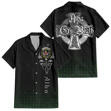 Elphinstone Tartan Hawaiian Shirt Shirt Featuring Alba Gu Brath Family Crest Celtic Inspired Kid - Tartan Vibes Clothing