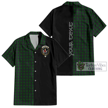 Elphinstone Tartan Hawaiian Shirt with Family Crest and Half Of Me Style Kid - Tartan Vibes Clothing