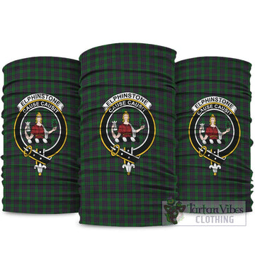 Elphinstone Tartan Neck Gaiters, Tartan Bandanas, Tartan Head Band with Family Crest package One Size - Tartan Vibes Clothing