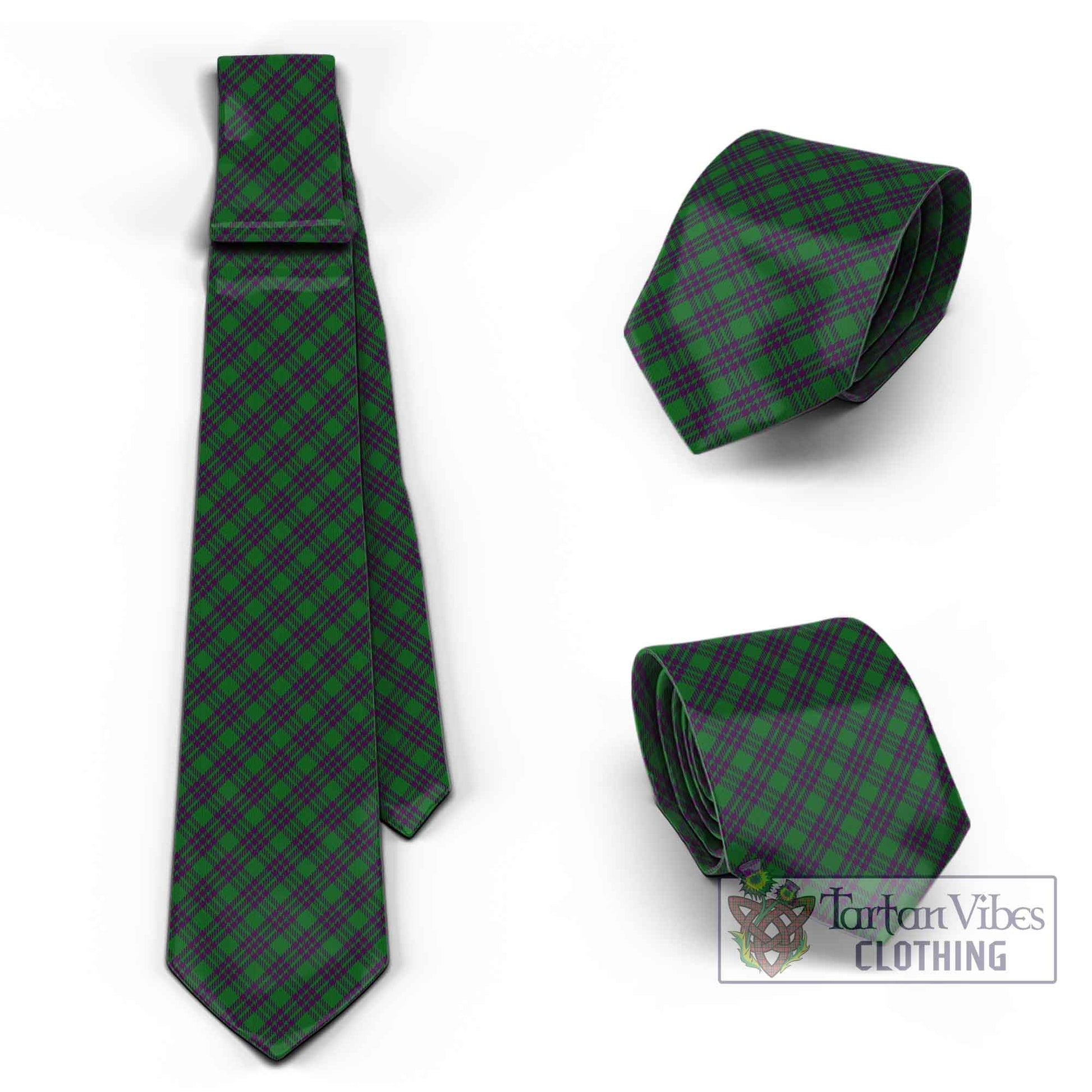 Elphinstone Tartan Classic Necktie Cross Style Necktie One Size - Tartan Vibes Clothing