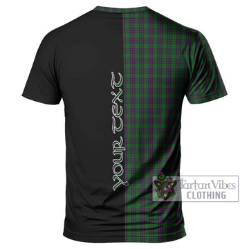 Elphinstone Tartan T-Shirt with Family Crest and Half Of Me Style