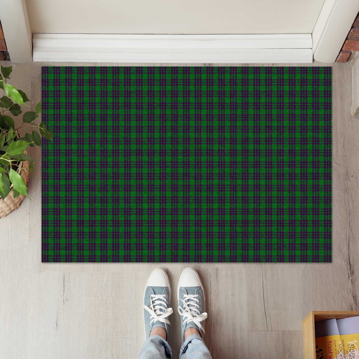 Elphinstone Tartan Rubber Doormat - Tartan Vibes Clothing