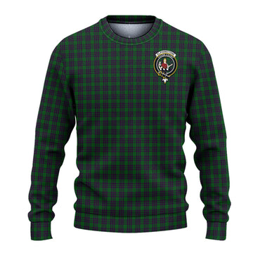 Elphinstone Tartan Ugly Sweater with Family Crest - Tartan Vibes Clothing