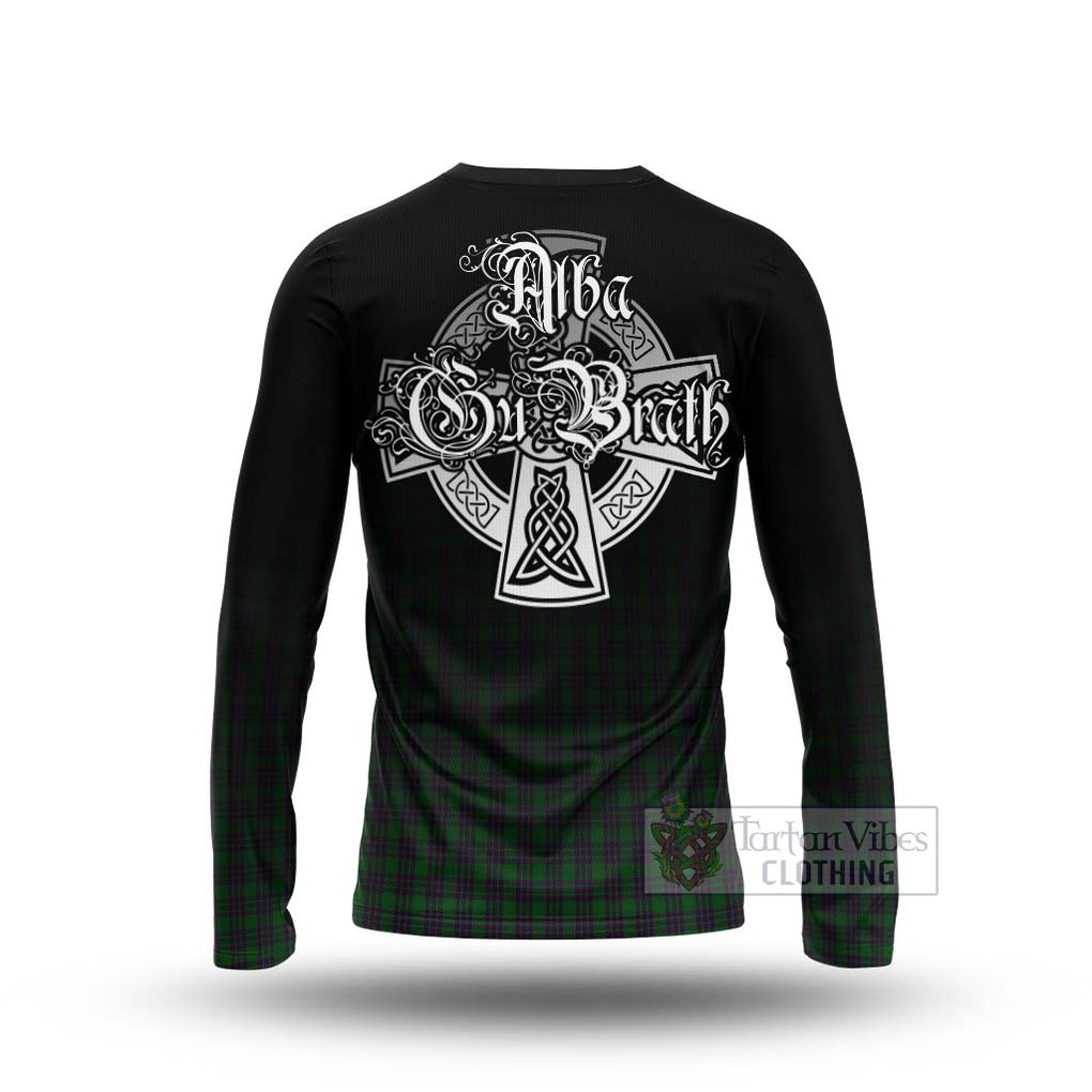 Elphinstone Tartan Long Sleeve T-Shirt Featuring Alba Gu Brath Family Crest Celtic Inspired - Tartan Vibes Clothing