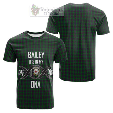Elphinstone Tartan Cotton T-shirt with Family Crest DNA In Me Style