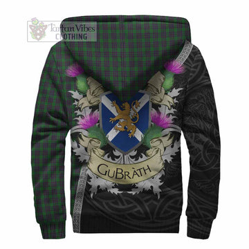 Elphinstone Tartan Family Crest Sherpa Hoodie Lion Rampant Royal Thistle Shield Celtic Inspired - Tartan Vibes Clothing