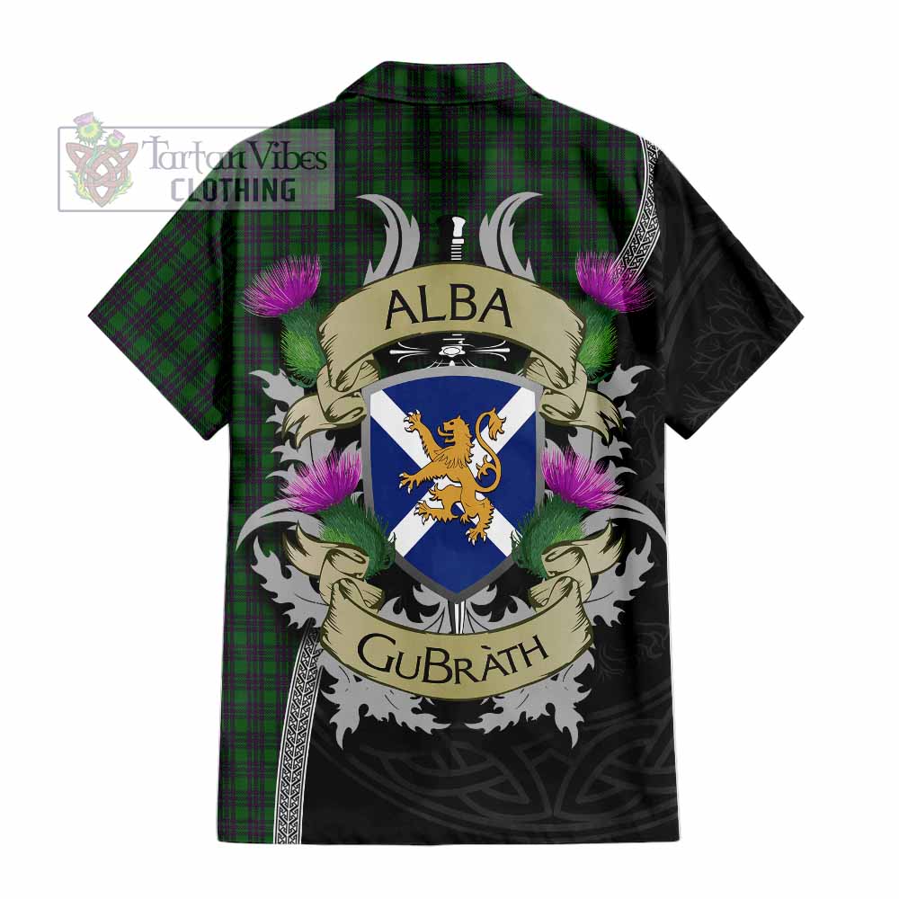 Elphinstone Tartan Family Crest Hawaiian Shirt Lion Rampant Royal Thistle Shield Celtic Inspired - Tartan Vibes Clothing