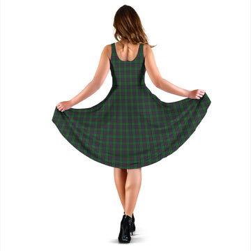 Elphinstone Tartan Sleeveless Midi Womens Dress - Tartan Vibes Clothing