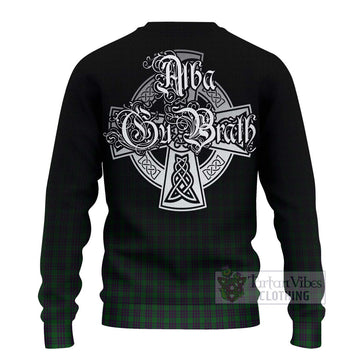 Elphinstone Tartan Ugly Sweater Featuring Alba Gu Brath Family Crest Celtic Inspired - Tartan Vibes Clothing