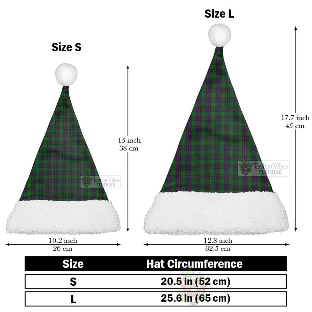 Elphinstone Tartan Christmas Santa Hats Christmas Hat L 25.6in (65cm) - Tartan Vibes Clothing