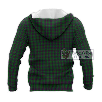Elphinstone Tartan Knitted Hoodie with Family Crest DNA In Me Style - Tartan Vibes Clothing