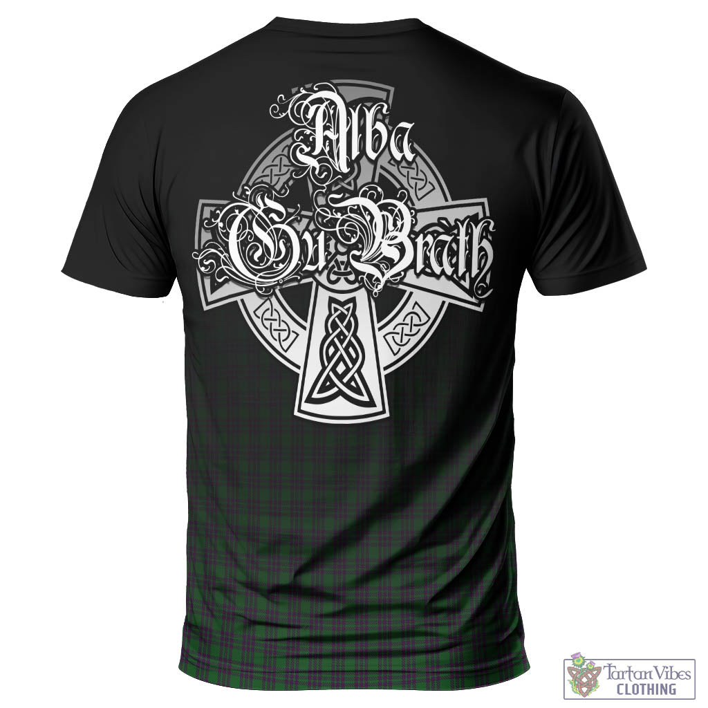 Tartan Vibes Clothing Elphinstone Tartan T-Shirt Featuring Alba Gu Brath Family Crest Celtic Inspired