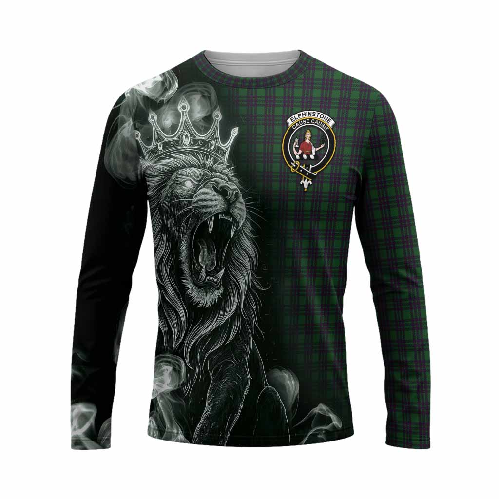 Elphinstone Tartan Long Sleeve T-Shirt Roaring Lion Heritage