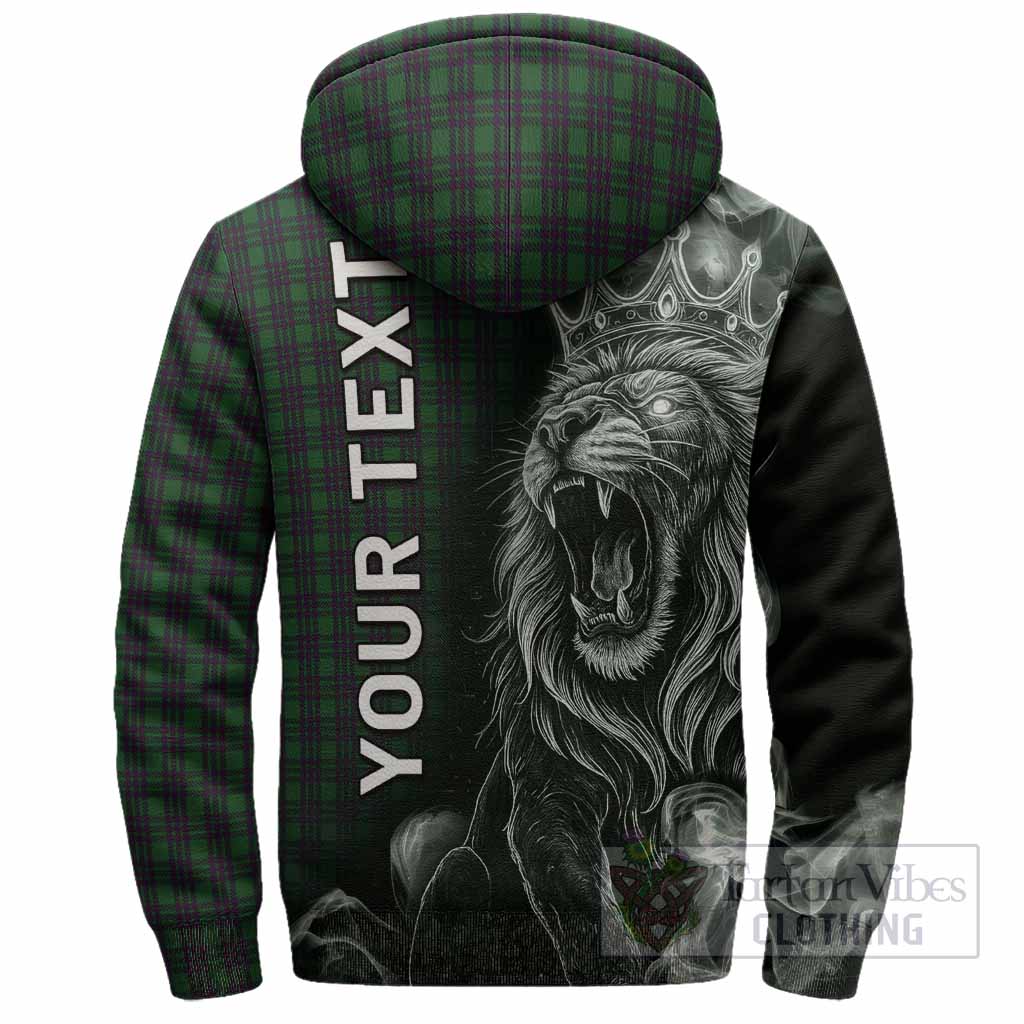 Elphinstone Tartan Sherpa Hoodie Roaring Lion Heritage