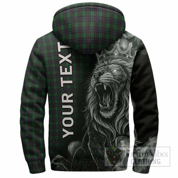 Elphinstone Tartan Sherpa Hoodie Roaring Lion Heritage