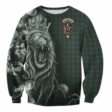 Elphinstone Tartan Sweatshirt Roaring Lion Heritage