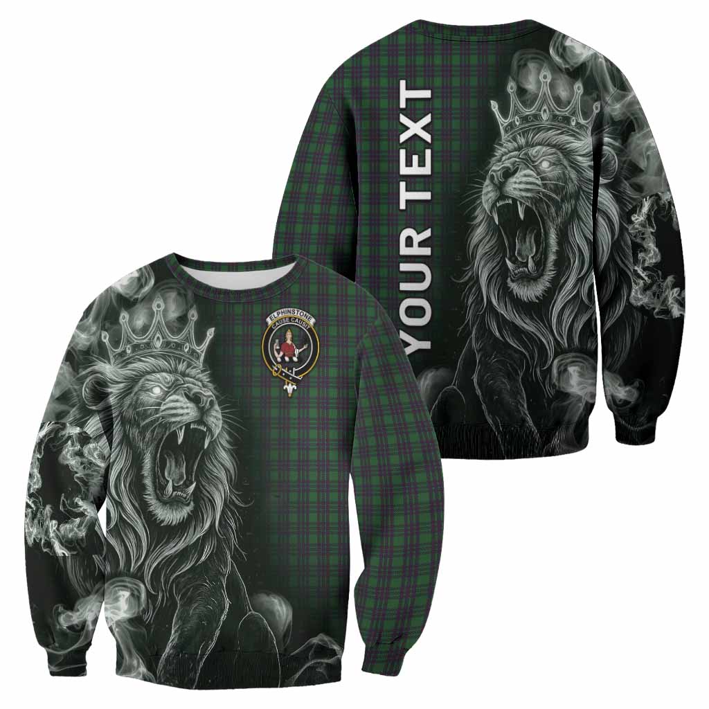 Elphinstone Tartan Sweatshirt Roaring Lion Heritage