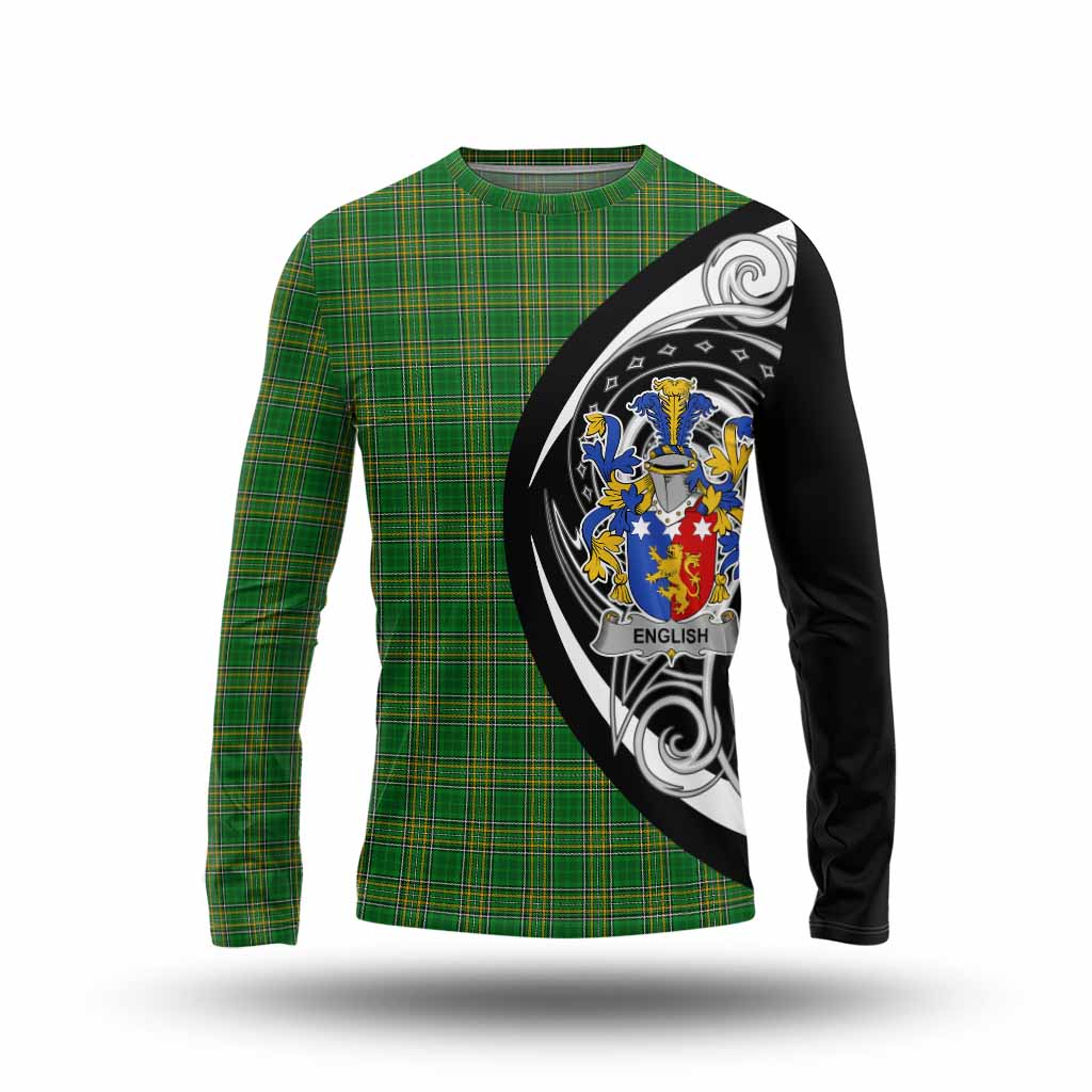 English Irish Clan Long Sleeve T-Shirt Celtic Circle Style Unisex - Tartan Vibes Clothing