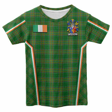 English Irish Clan Coat of Arm Tartan Kid T-shirt Flag Style