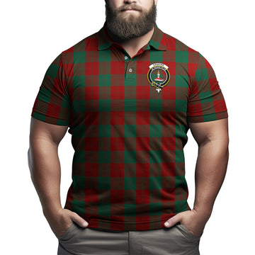 Erskine Tartan Men's Polo Shirt with Family Crest