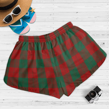 Erskine Tartan Womens Shorts with Family Crest