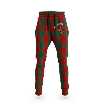 Erskine Tartan Joggers Pants with Family Crest