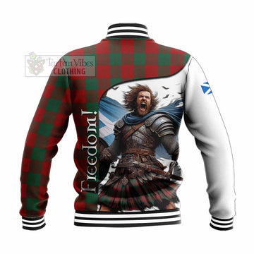 Erskine Crest Tartan Baseball Jacket Inspired by the Freedom of Scottish Warrior