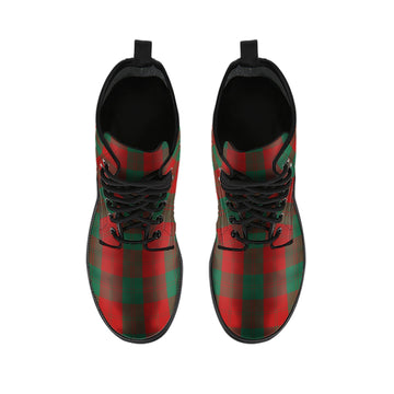 Erskine Tartan Leather Boots
