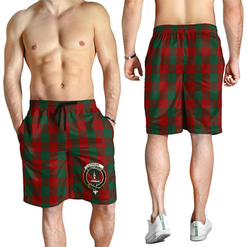 Erskine Tartan Mens Shorts with Family Crest