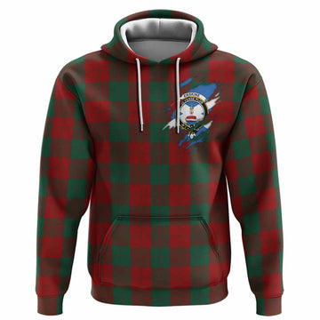 Erskine Clan Crest In Me Tartan Hoodie Scotland Flag Style