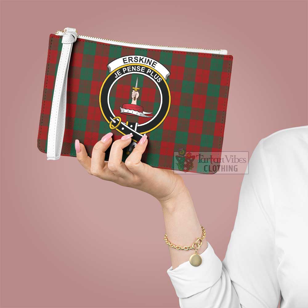 Tartan Vibes Clothing Erskine Family Crest Tartan Clutch Bag