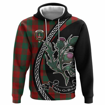 Erskine Family Crest Tartan Hoodie Alba Thistle Inspired - Tartan Vibes Clothing