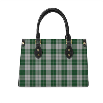 Erskine Green Tartan Leather Bag