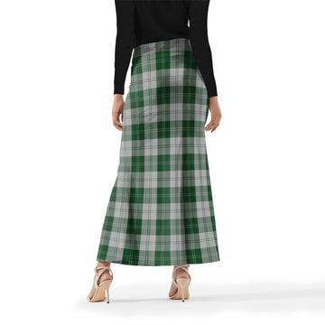 Erskine Green Tartan Womens Full Length Skirt